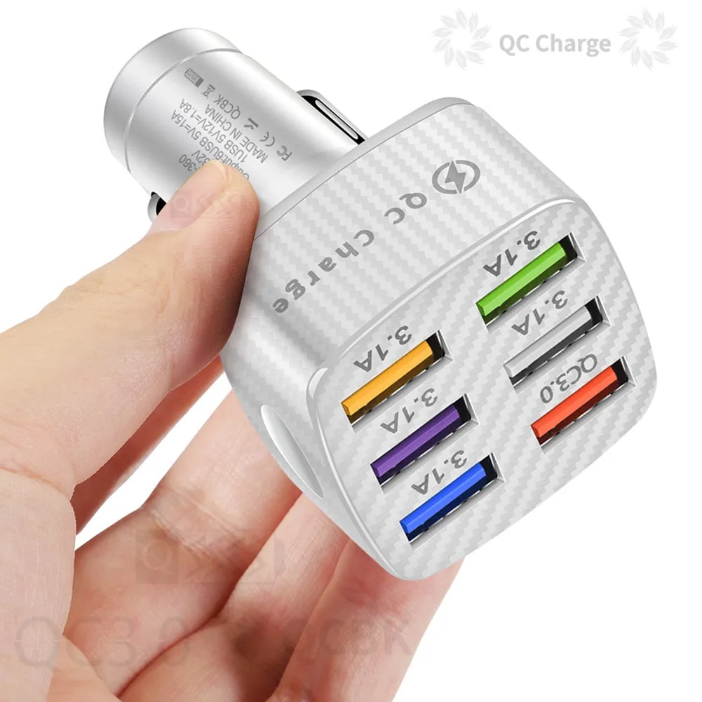 15a Portable Luminous Car  Charger Built-in Overcurrent
