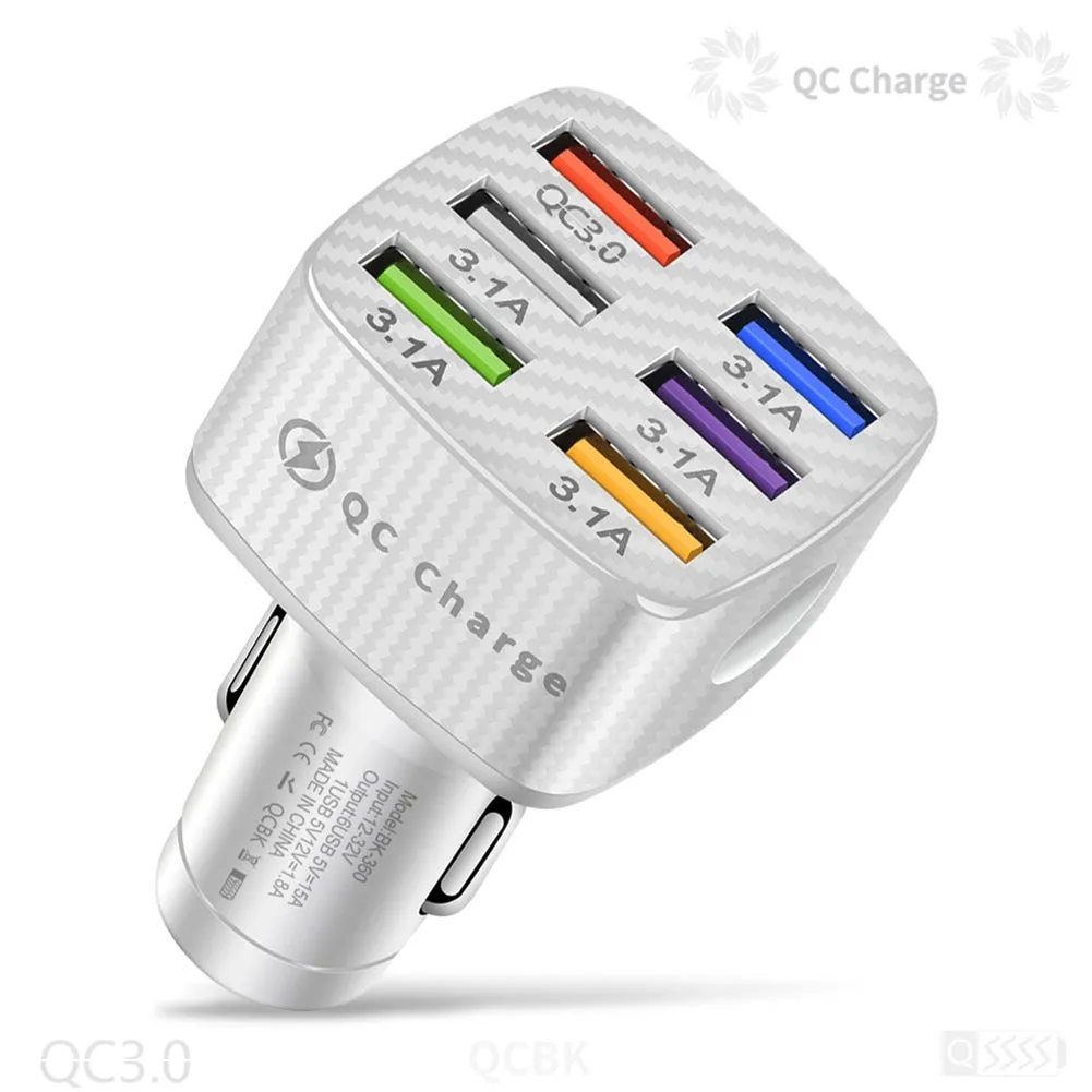 15a Portable Luminous Car  Charger Built-in Overcurrent