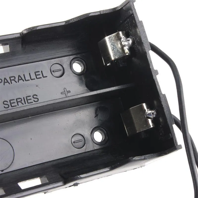 18650 Battery Charger Case with 4 wires Leads for 2x 18650 battery