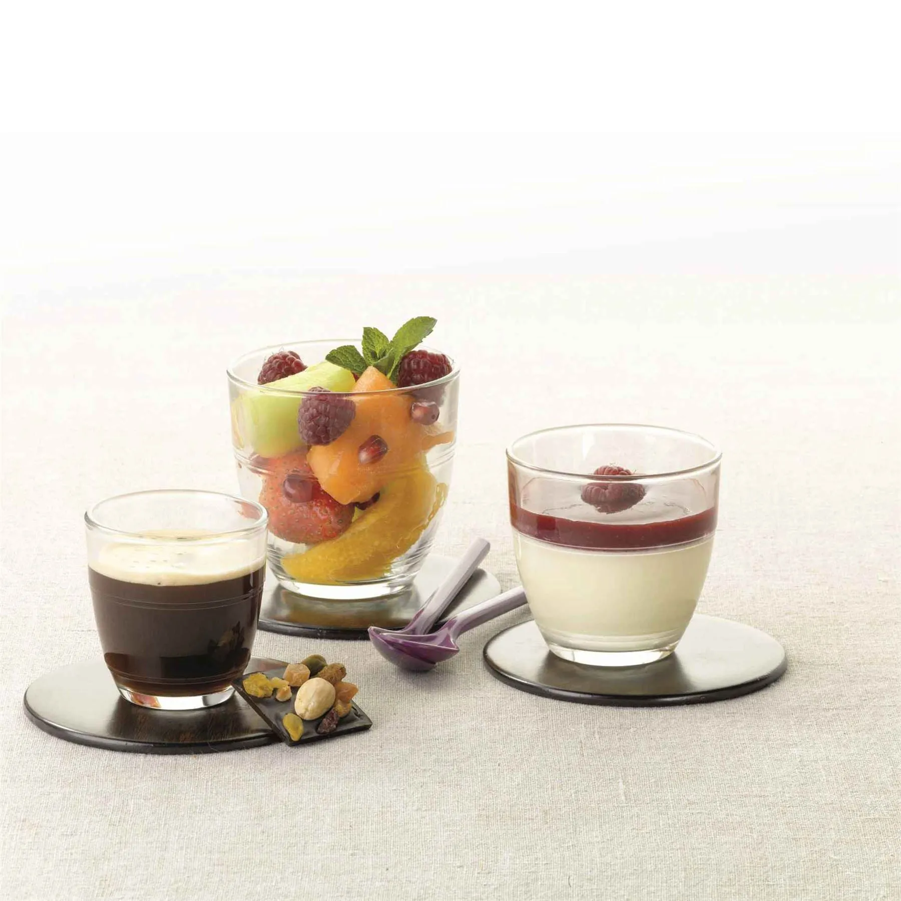 220ml Gigogne Tumbler Glasses - Pack of Six - By Duralex