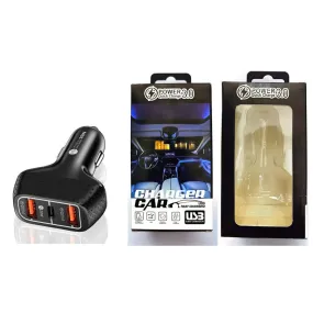 3-in-1 2a 3-ports Universal Car Mobile Phone  Charger Quick