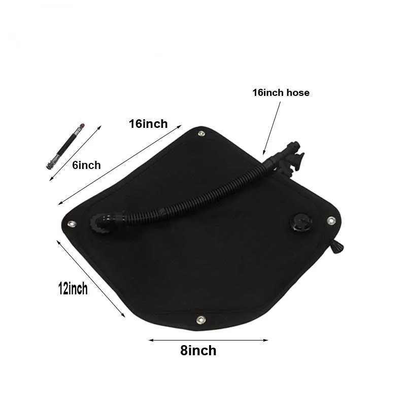 35LBS Sidemount BCD Bladder with Airway LP Hose