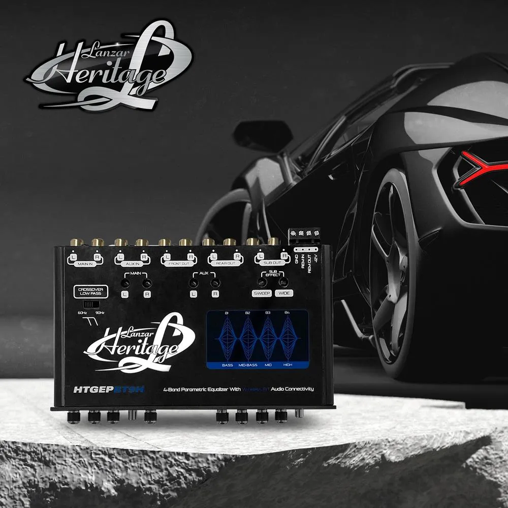 4 Band Parametric Equalizer With Bluetooth Wireless Audio Connectivity