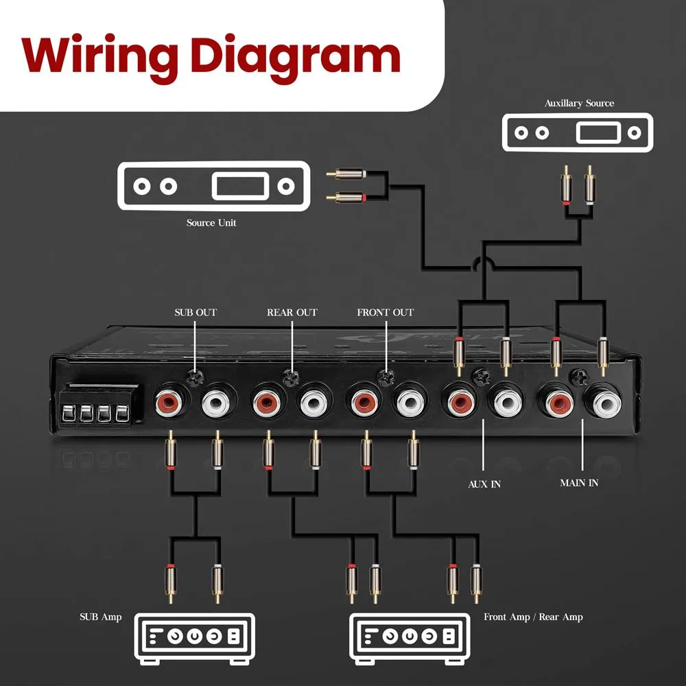 4 Band Parametric Equalizer With Bluetooth Wireless Audio Connectivity