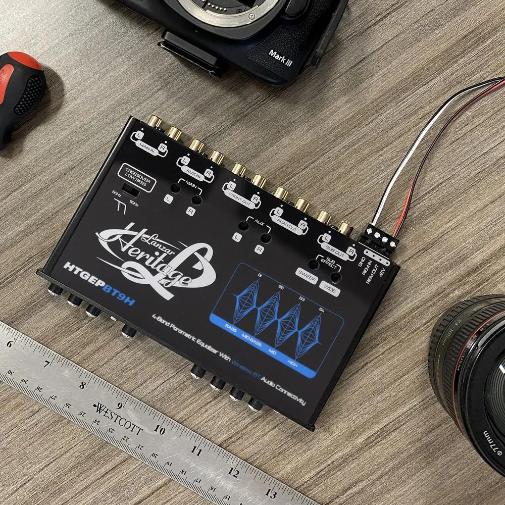 4 Band Parametric Equalizer With Bluetooth Wireless Audio Connectivity