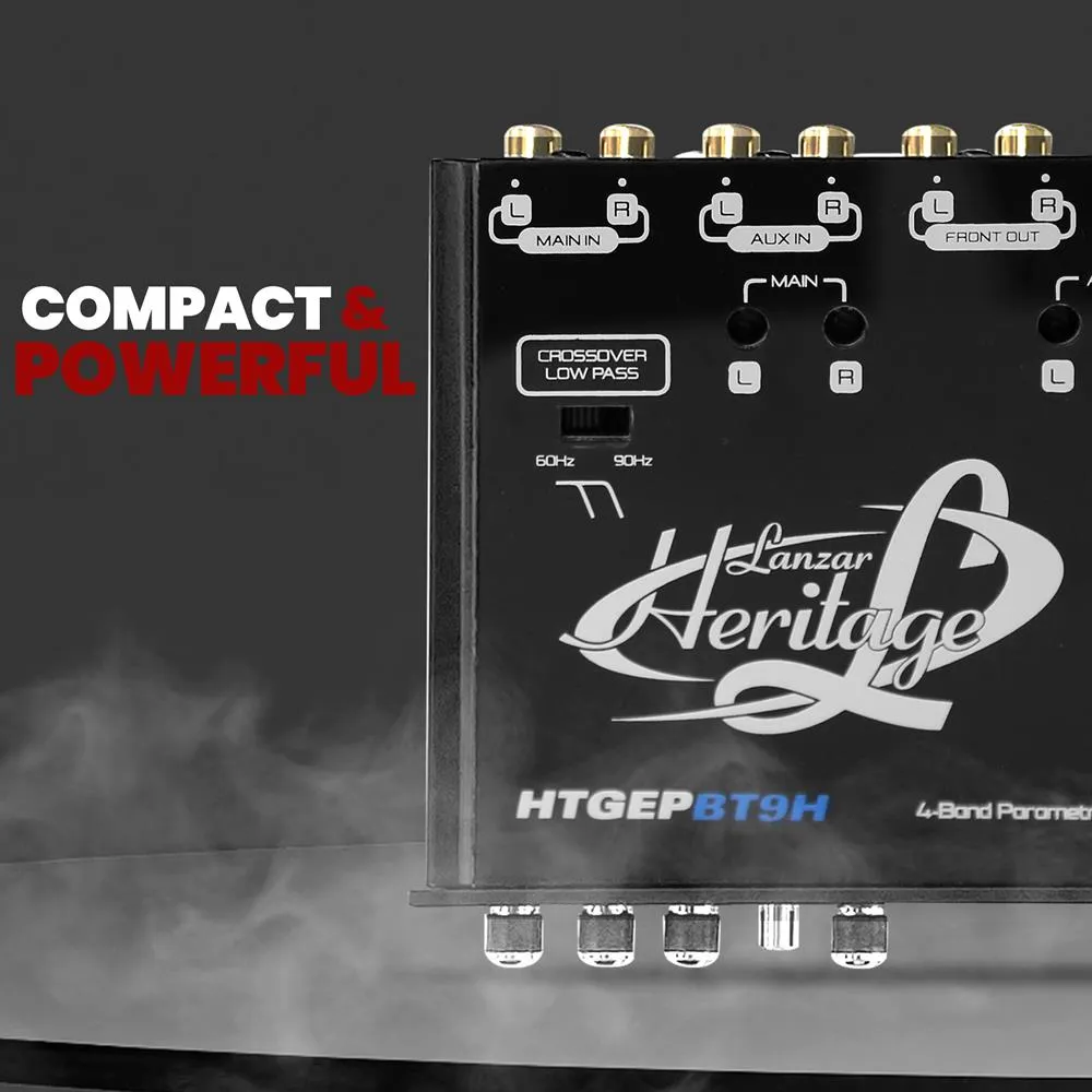 4 Band Parametric Equalizer With Bluetooth Wireless Audio Connectivity