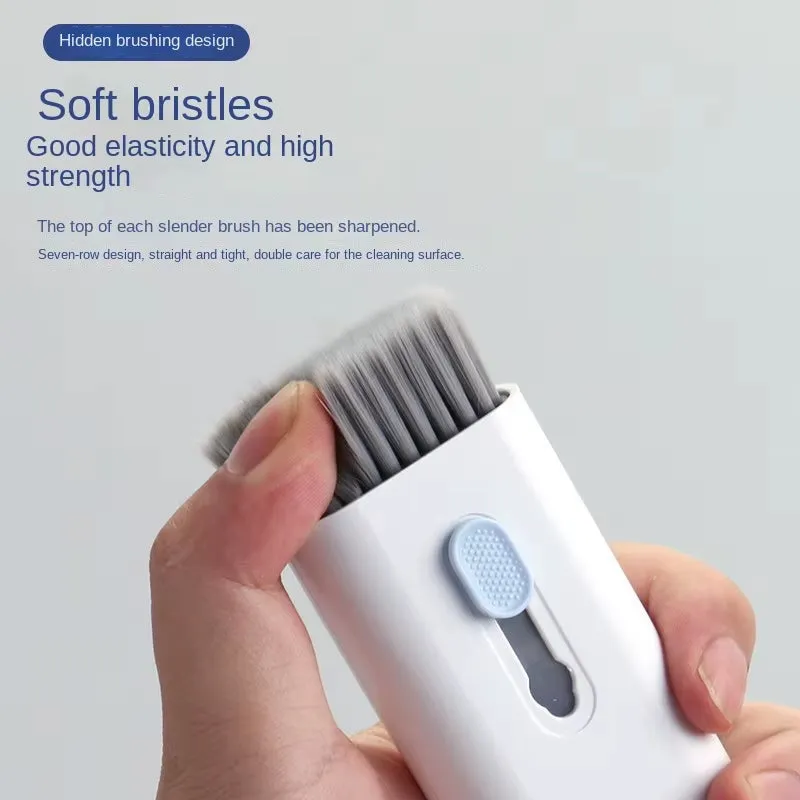 7-In-1 Keyboard Cleaning Kits Airpods Cleaner Headset Cleaner Pen Laptop Screen Cleaning Bluetooth Earphones Cleaning Kit
