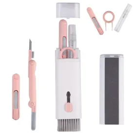 7-In-1 Keyboard Cleaning Kits Airpods Cleaner Headset Cleaner Pen Laptop Screen Cleaning Bluetooth Earphones Cleaning Kit