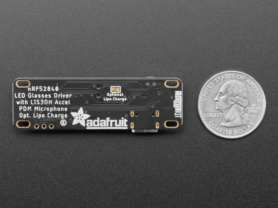 Adafruit LED Glasses Driver - nRF52840 Sensor Board
