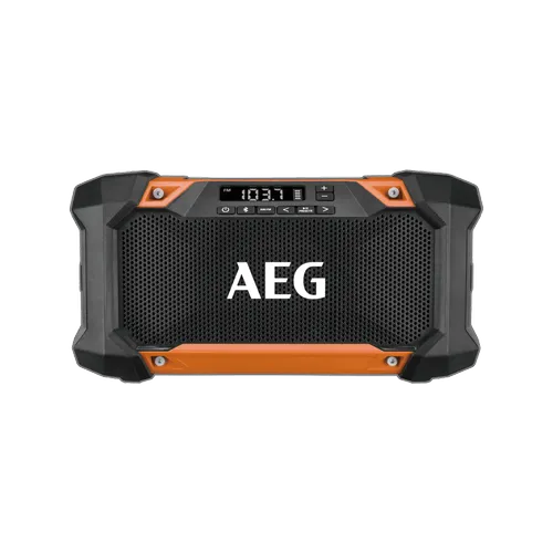 AEG 18V/240V Dual Speaker Hybrid Radio