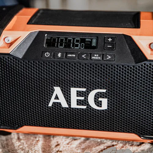 AEG 18V/240V Dual Speaker Hybrid Radio