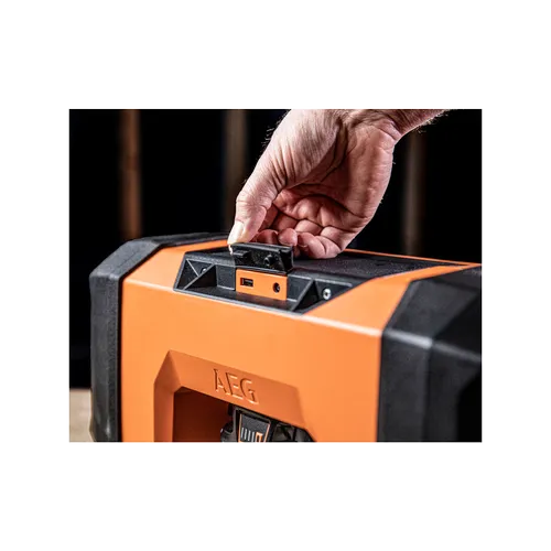 AEG 18V/240V Dual Speaker Hybrid Radio