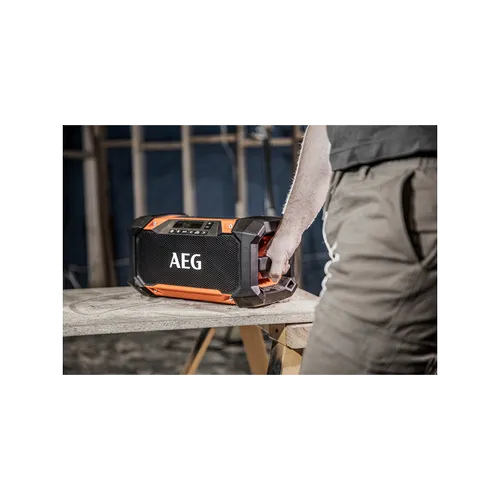 AEG 18V/240V Dual Speaker Hybrid Radio