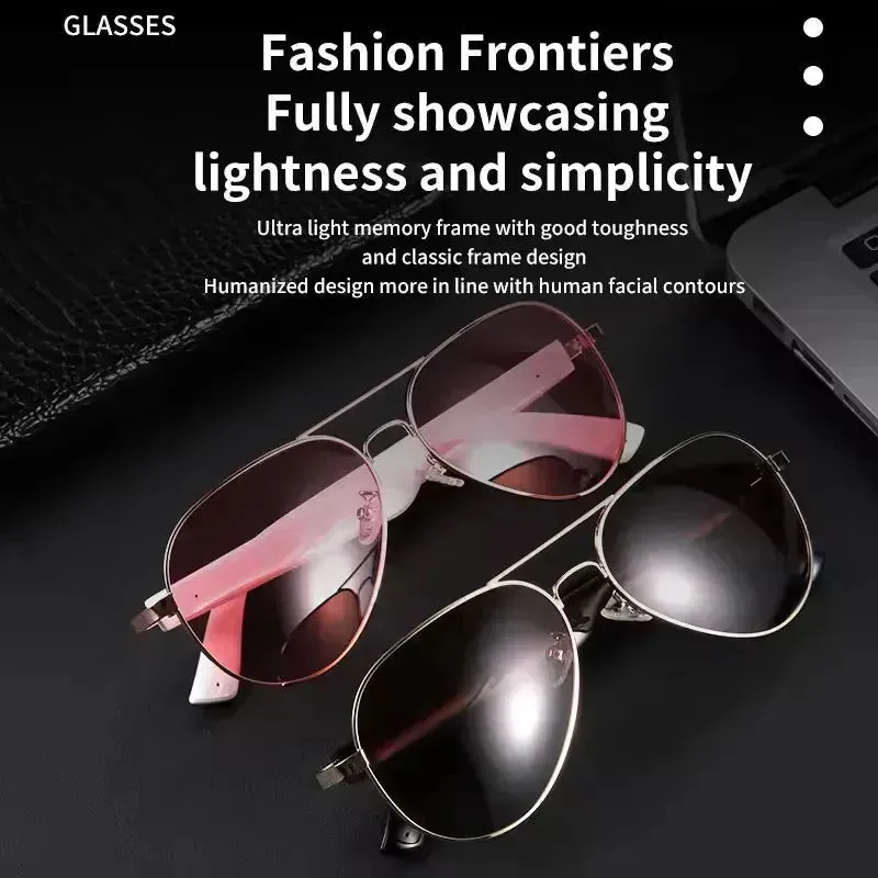 AeroSound Smart Aviator Bluetooth Sunglasses