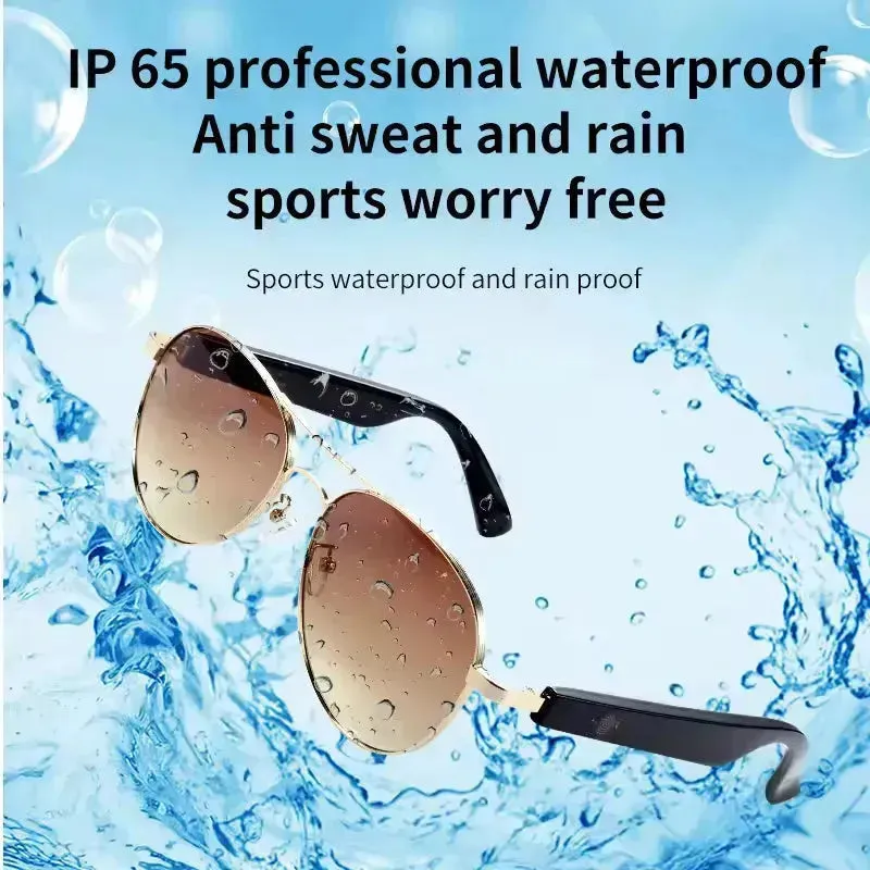 AeroSound Smart Aviator Bluetooth Sunglasses