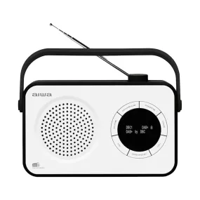 AIWA Portable Digital Tuning Radio (White)