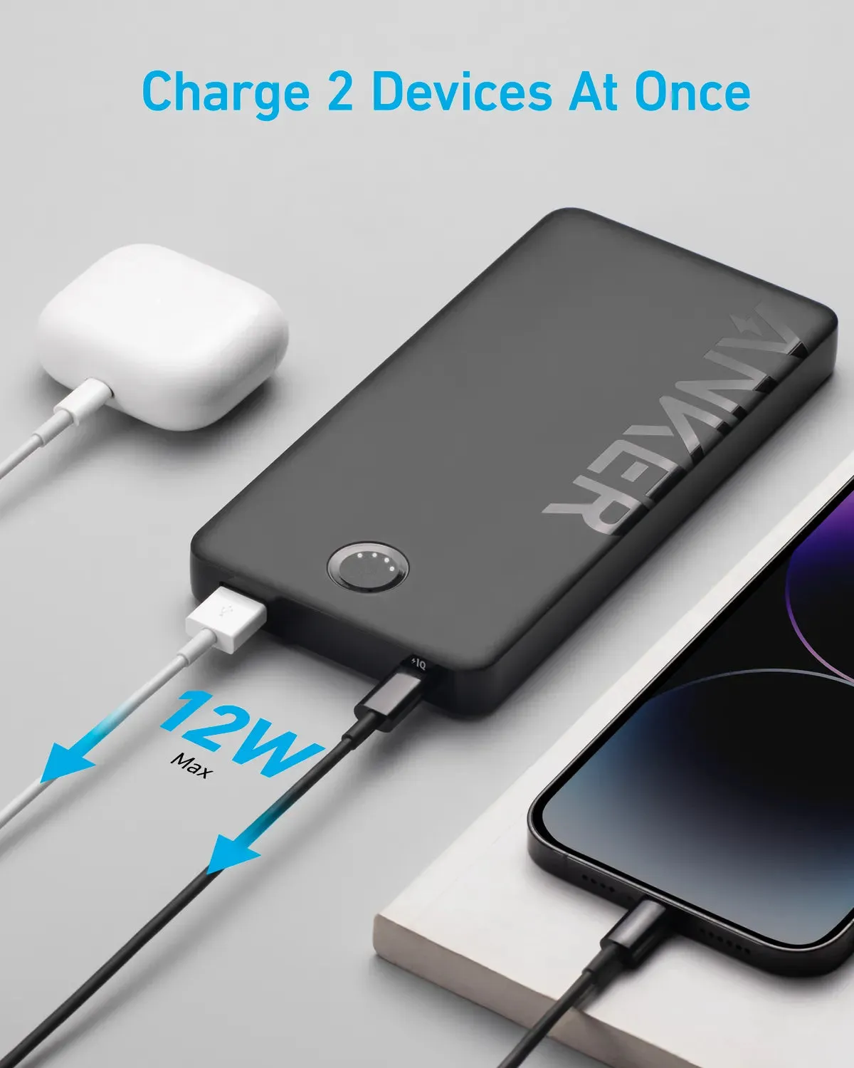 Anker 323 power bank (power core PIQ)