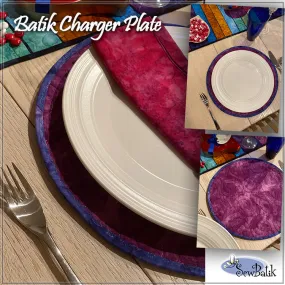 Batik Charger Plates Project Pack
