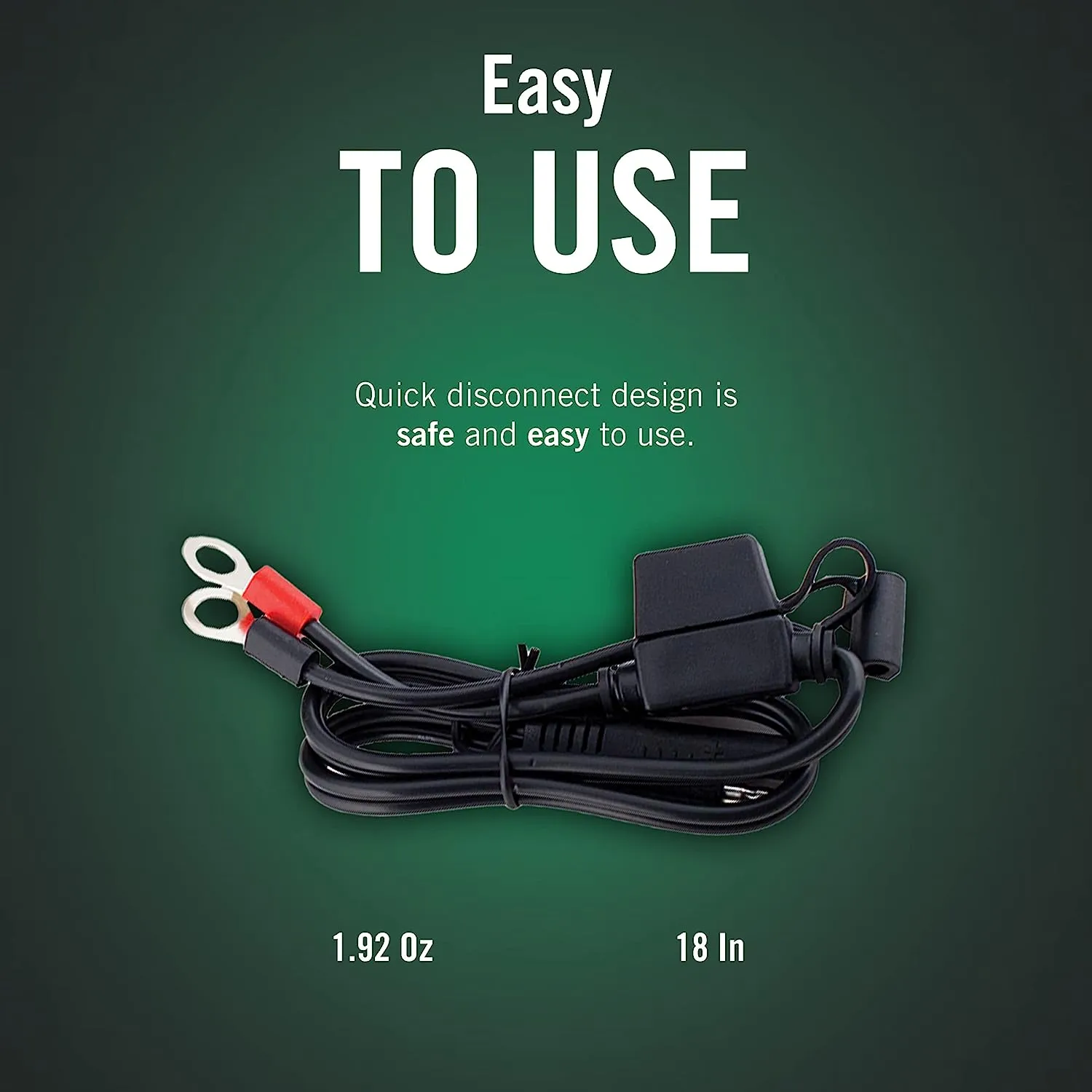 Battery Tender Terminal Ring Quick Disconnect Harness