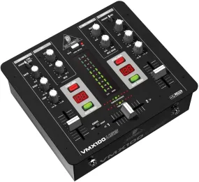 Behringer Pro Mixer VMX100USB 2-channel DJ Mixer