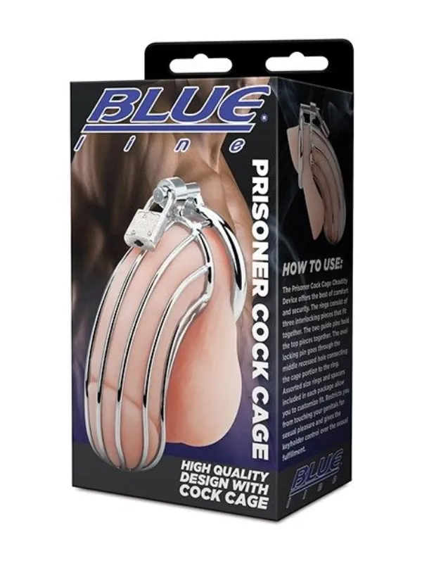 Blue Line Prisoner Cock Cage