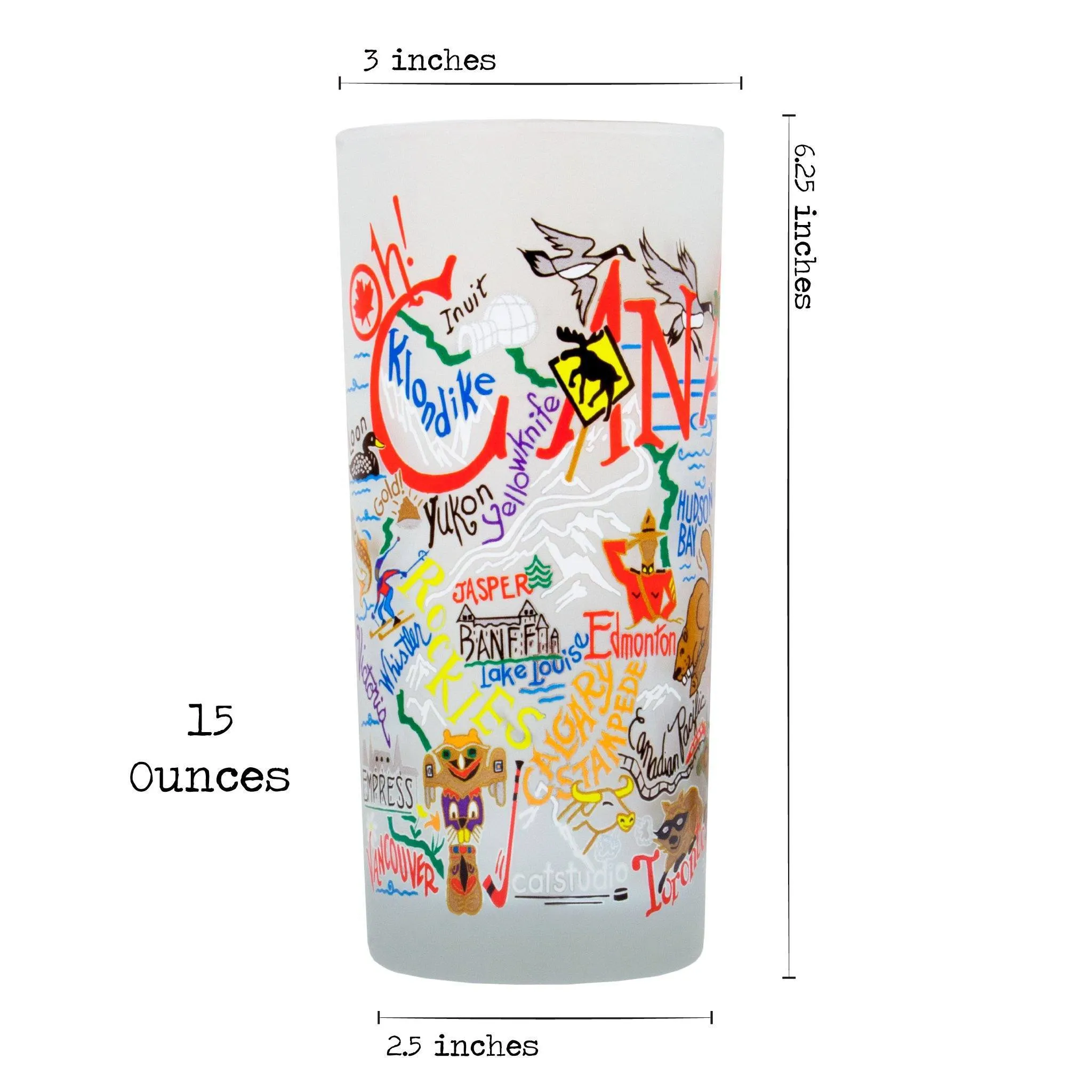 CANADA GLASS BY CATSTUDIO