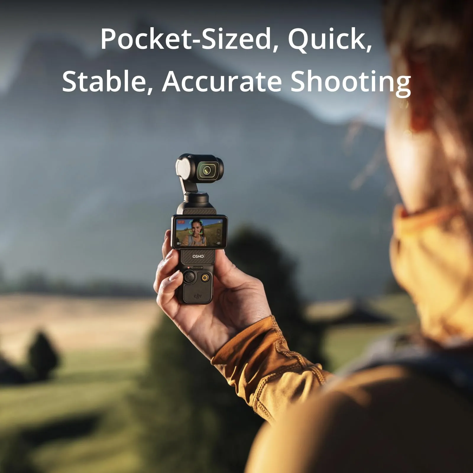DJI Osmo Pocket 3, Vlogging Camera with 1'' CMOS & 4K/120fps Video, 3-Axis Stabilization, Fast Focusing, Face/Object Tracking, 2" Rotatable Touchscreen, Small Video Camera for Photography, Youtube
