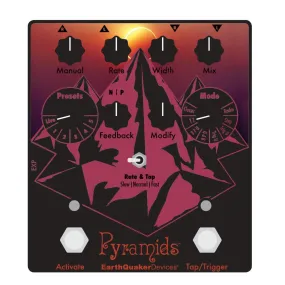 EarthQuaker Devices Limited Edition Solar Eclipse Pyramids Stereo Flanging Effect Pedal