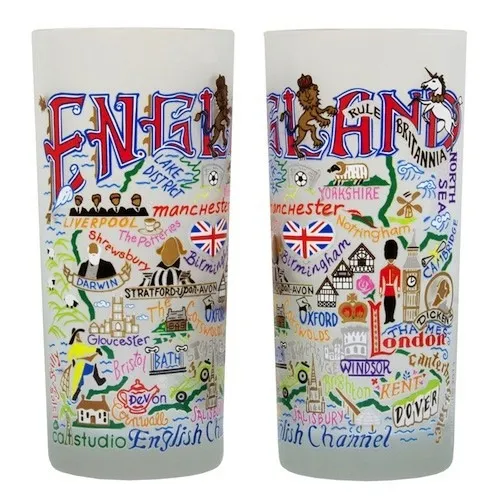 ENGLAND GLASS BY CATSTUDIO