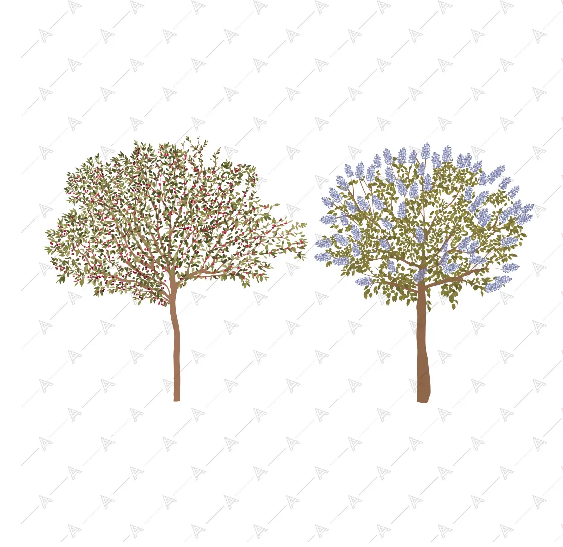 Floral Trees