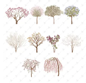 Floral Trees