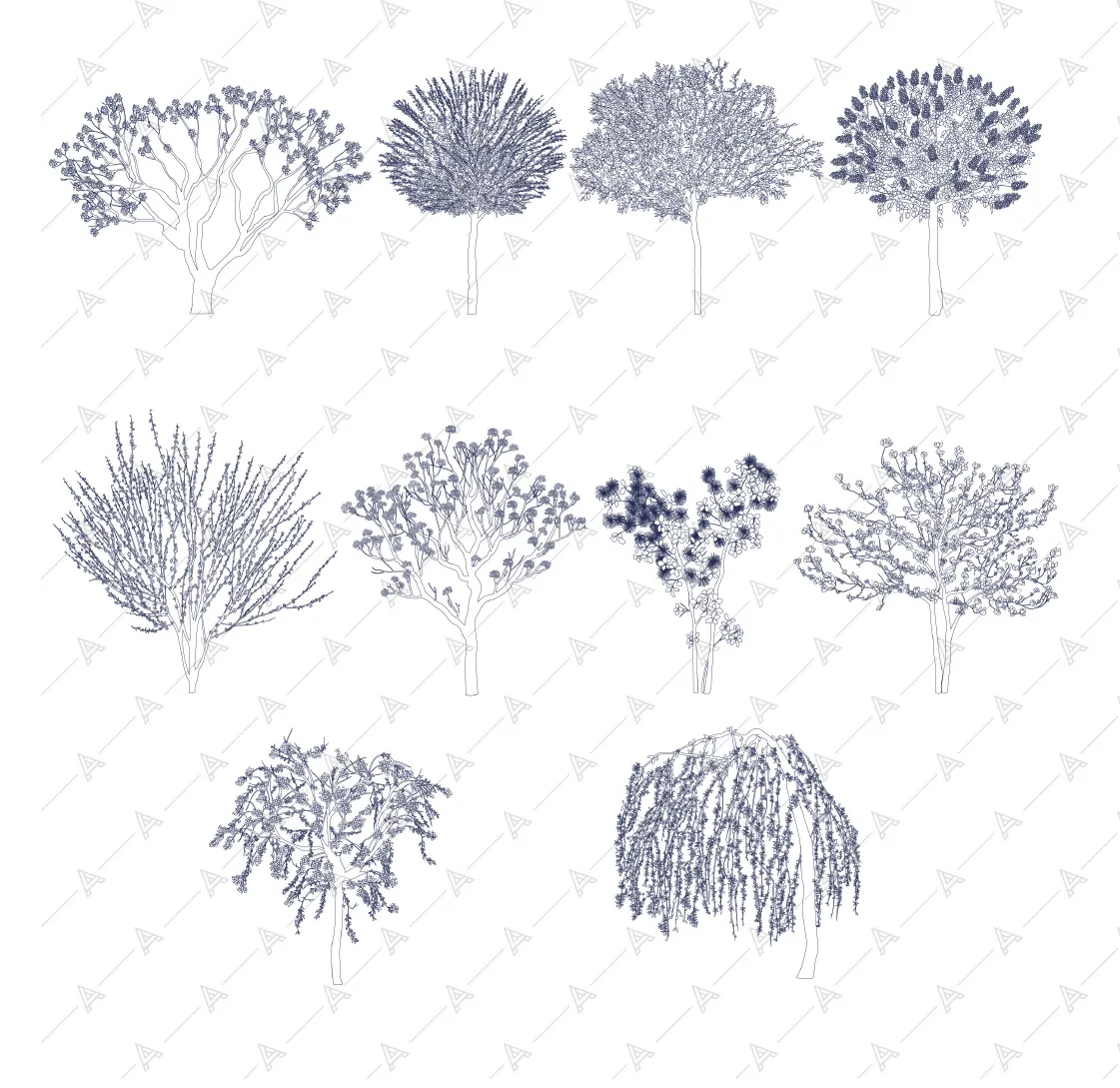 Floral Trees