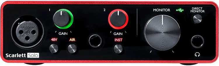 Focusrite Scarlett Solo 3rd Gen USB