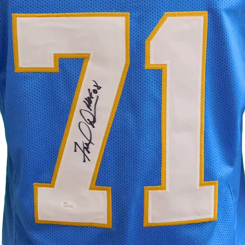 Fred Dean Chargers Autographed Football Jersey Powder Blue (JSA) HOF Inscription Included