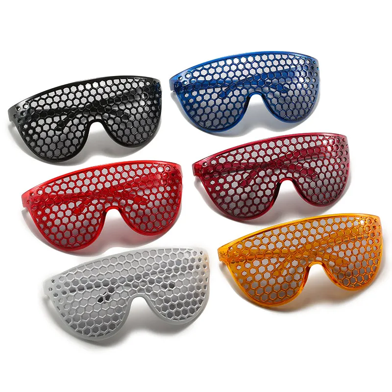 Funny Grid One Big Frame Sunglasses