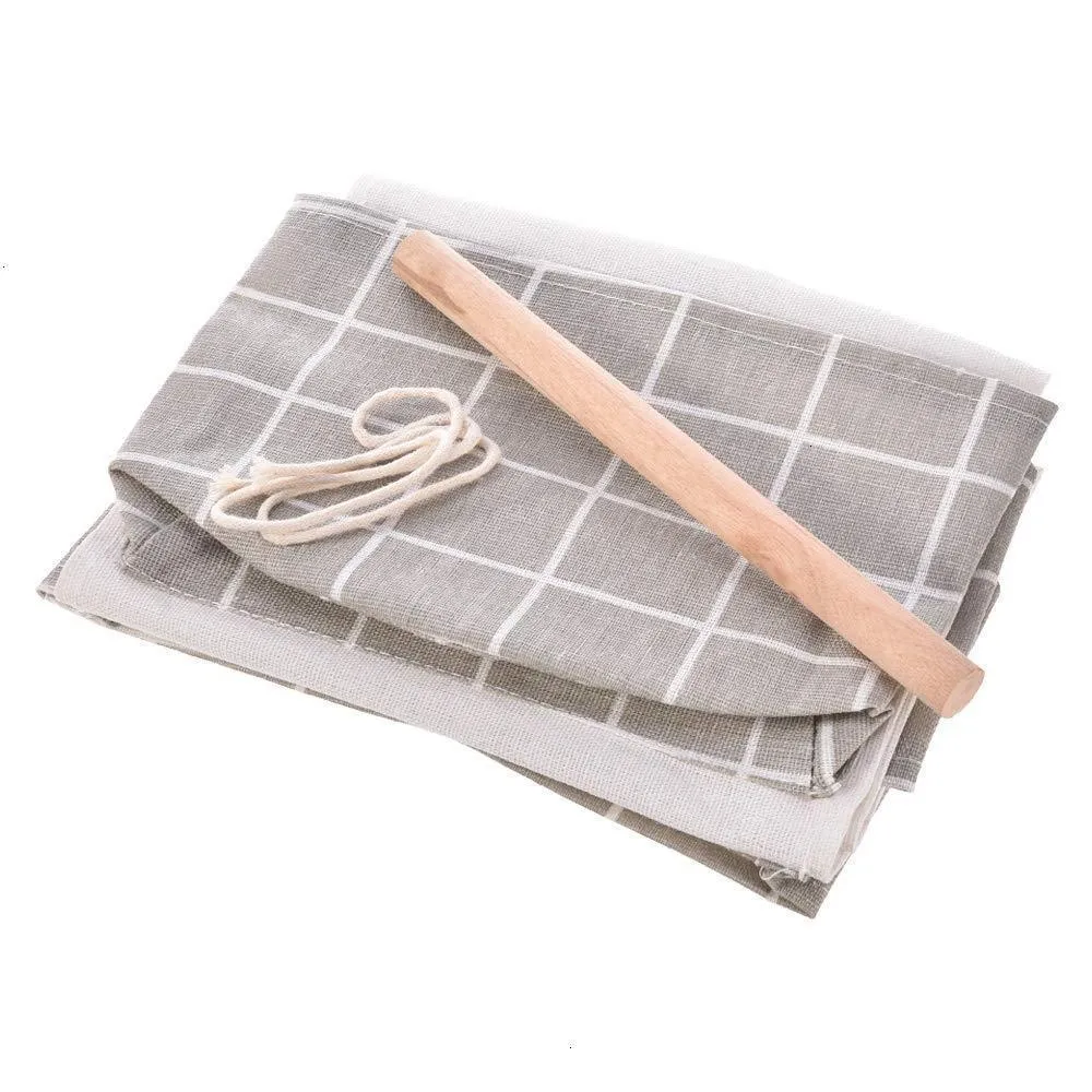 Gaiatop Hanging Storage, 2 Packs Linen Cotton Fabric Wall Door Closet Hanging Organizer Bags with 3 Pockets for Living Room Bedroom Bathroom White Grey