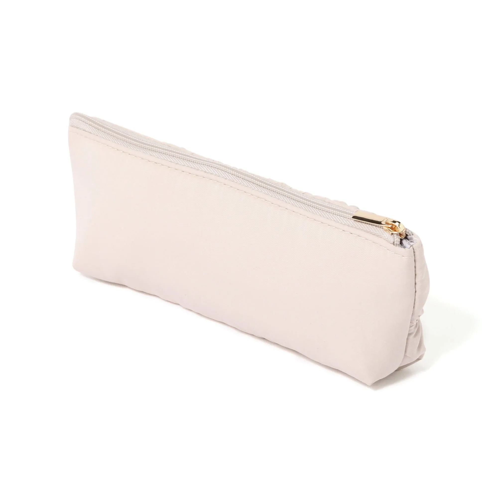 Gathered Pen & Eyeglass Case Light Pink