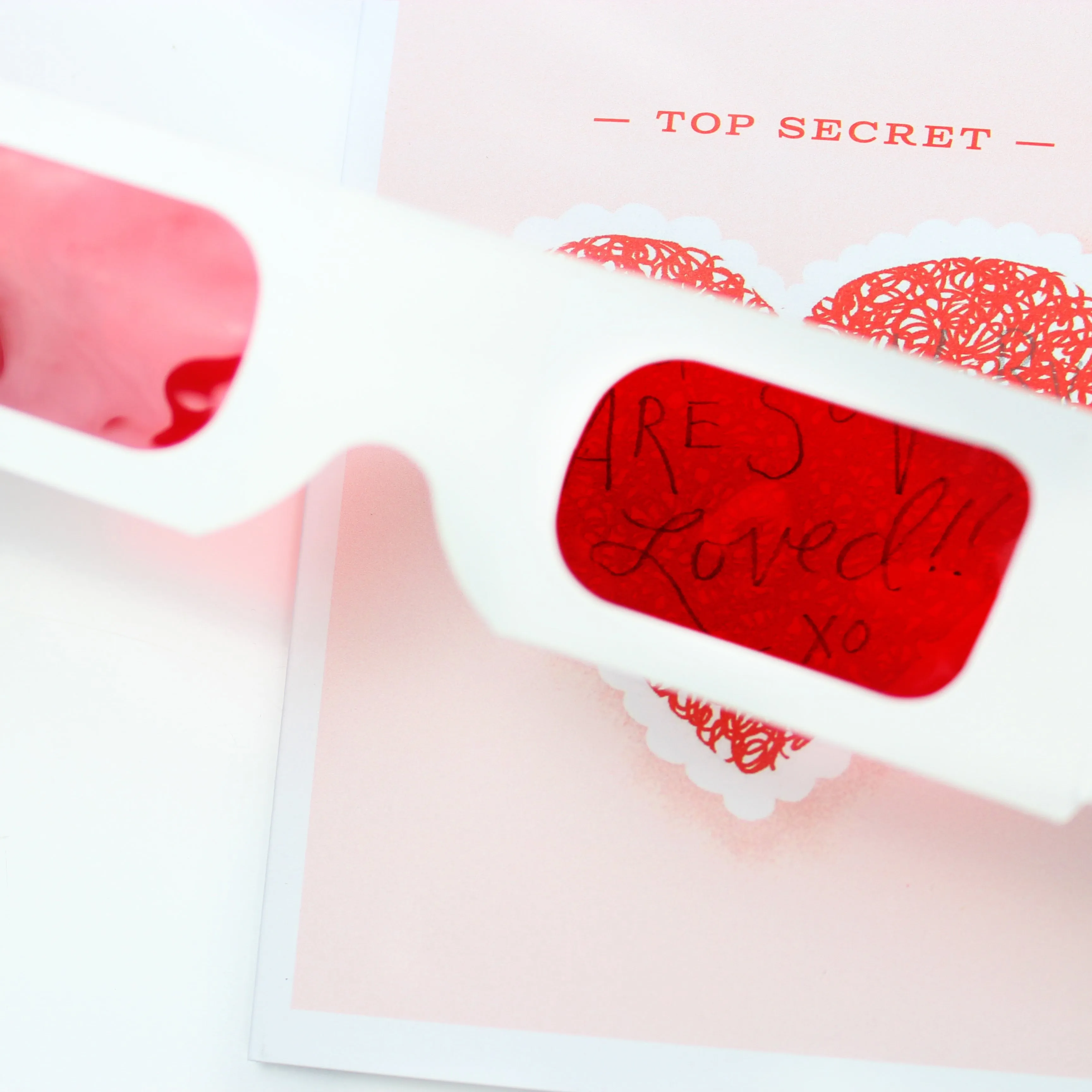 Inklings Paperie Heart Decoder Card - Single Card