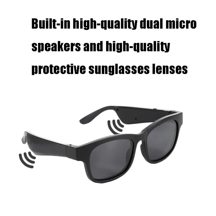 Innovative Smart Glasses with Integrated Bluetooth Earbuds