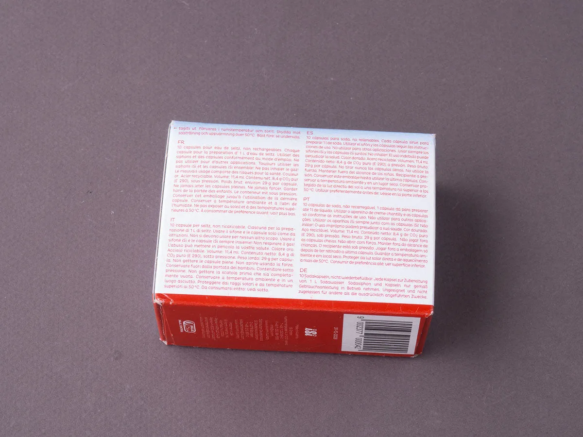 ISI - CO2 Soda Chargers - 10 Pack