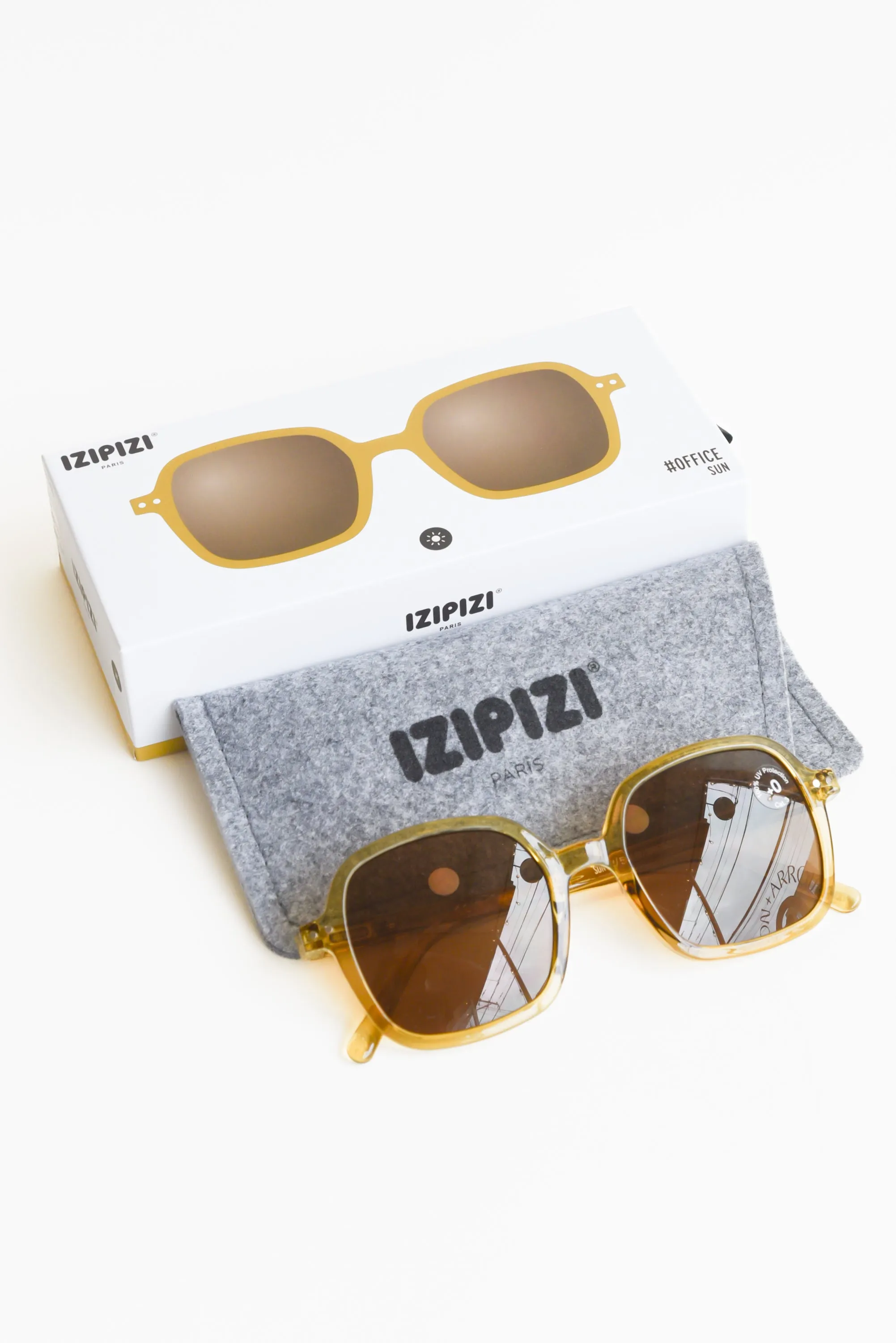 Izipizi Office Sunglasses in Golden Green