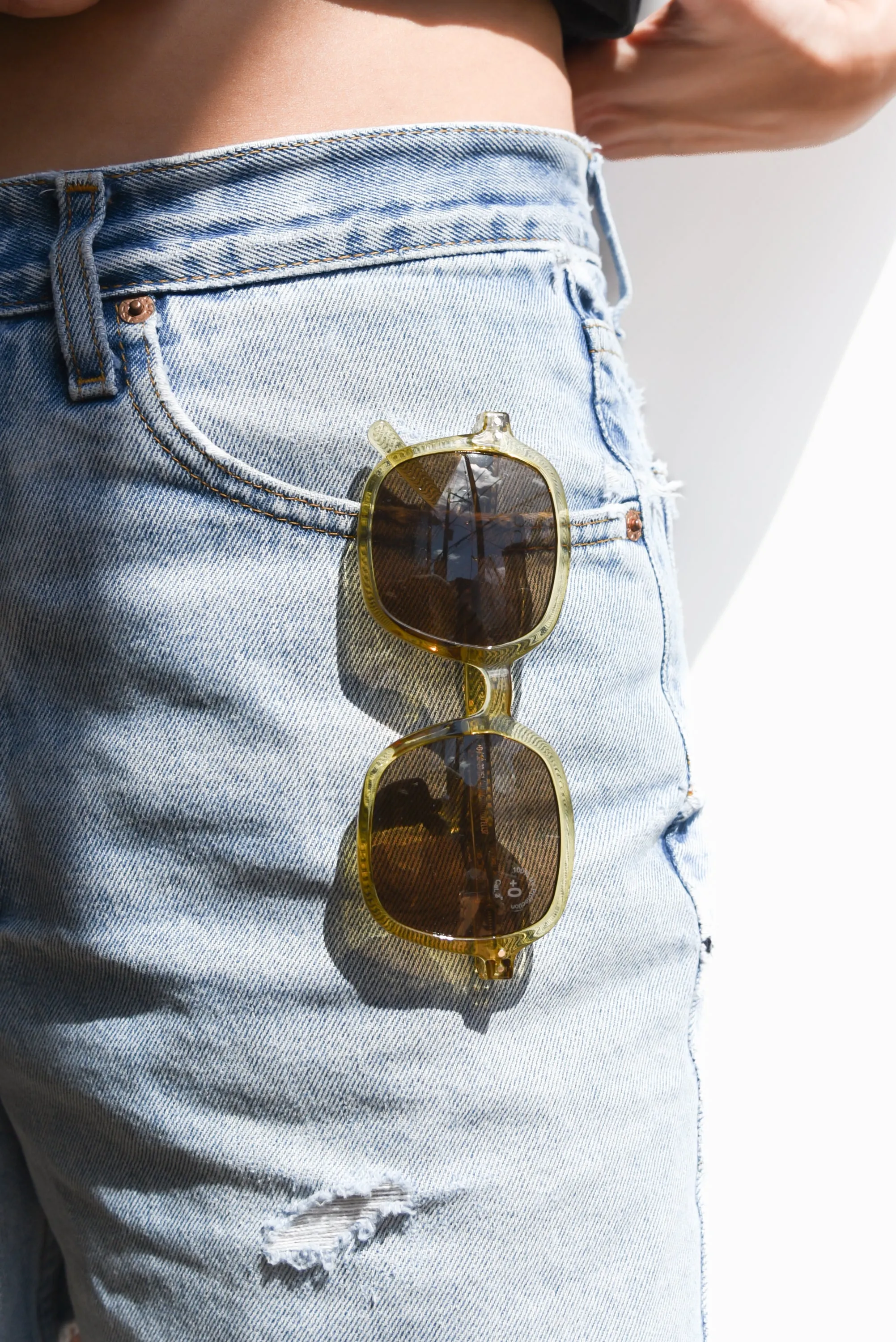 Izipizi Office Sunglasses in Golden Green