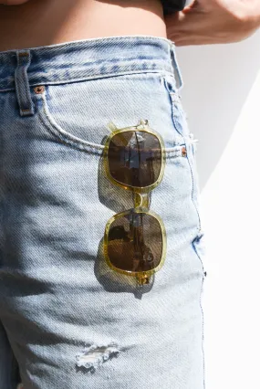 Izipizi Office Sunglasses in Golden Green
