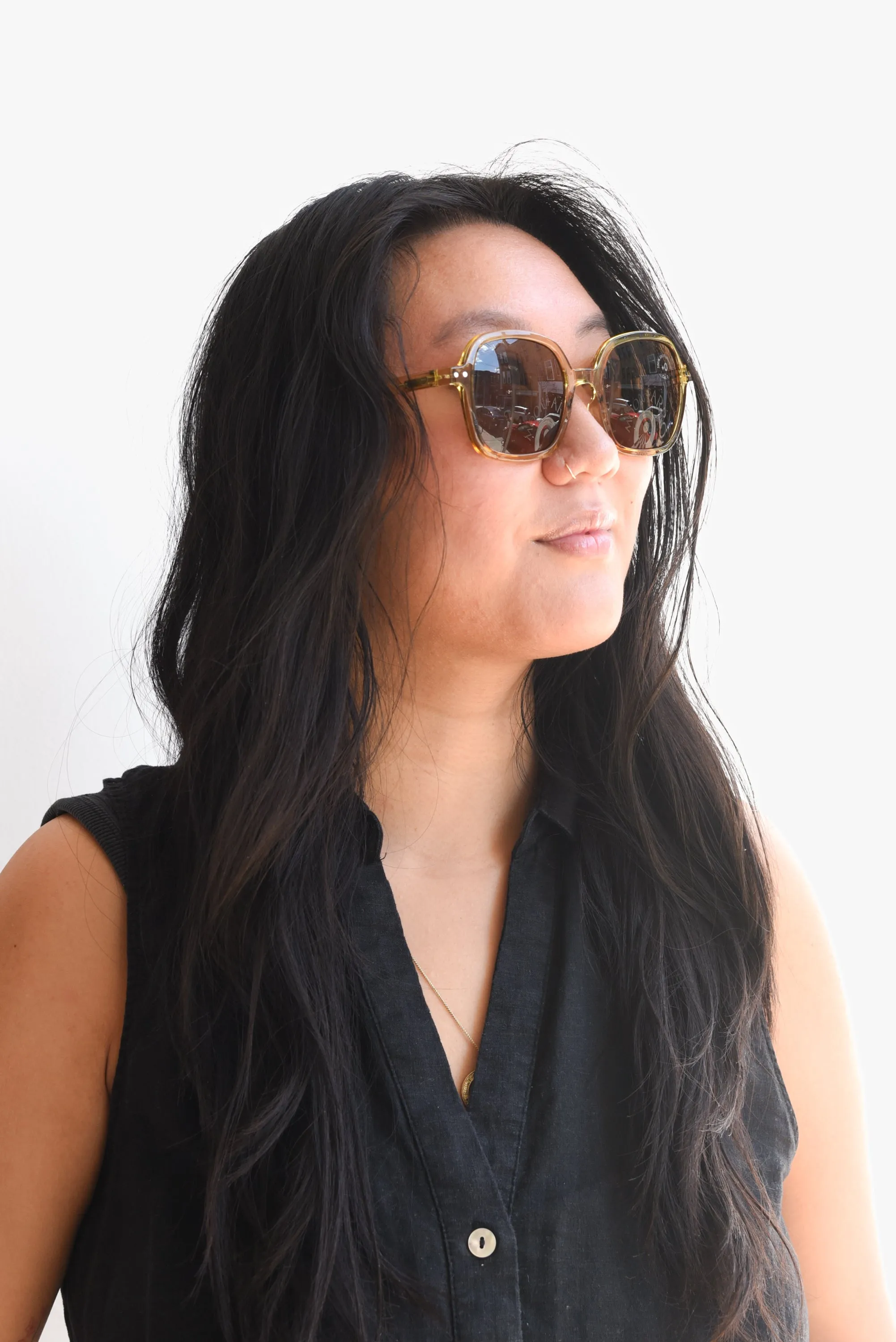 Izipizi Office Sunglasses in Golden Green