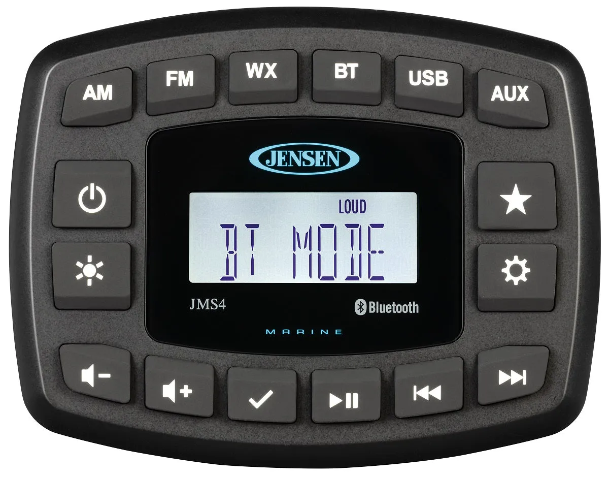 Jensen JMS4RTL AM/FM/USB Bluetooth Stereo