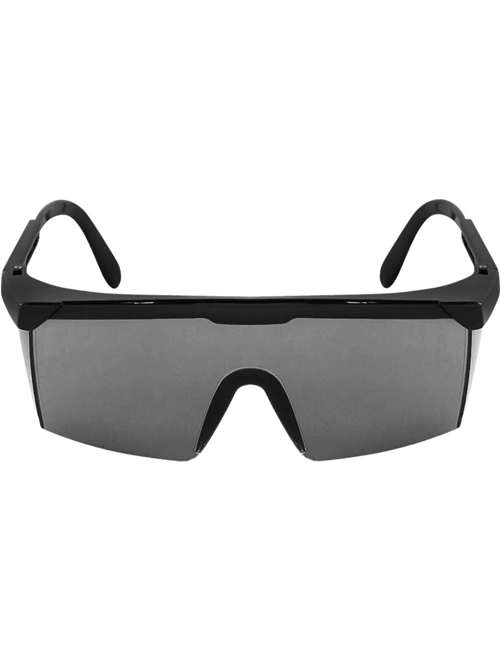Kaku® Smoke Lens, Shiny Black Frame Safety Glasses - BH353