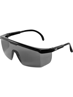 Kaku® Smoke Lens, Shiny Black Frame Safety Glasses - BH353