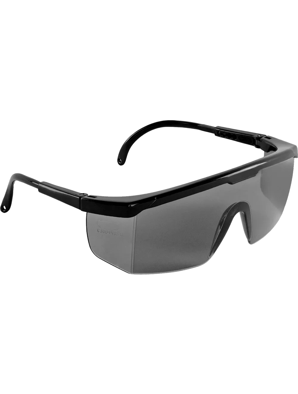 Kaku® Smoke Lens, Shiny Black Frame Safety Glasses - BH353