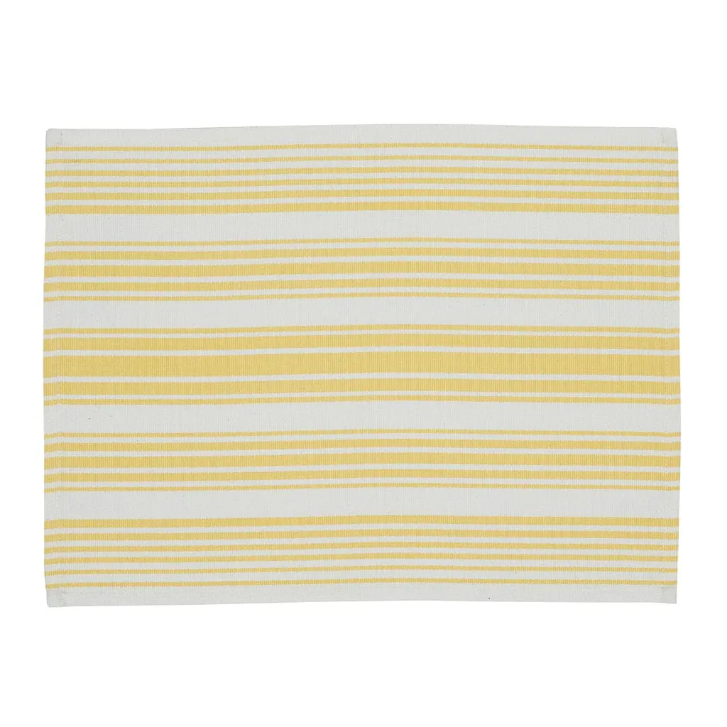 Lemon Zest Stripe Placemat