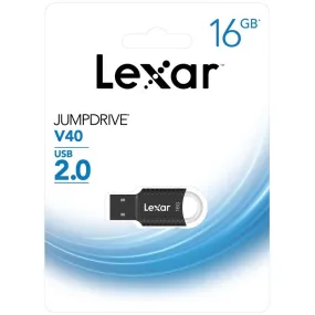 Lexar JumpDrive V40 USB 2.0 Flash Drive 16GB